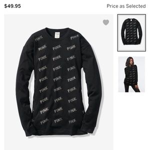 Victoria's Secret Pink Campus tee BLING